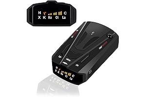 New Radar Detector for Cars with Voice Speed Prompt, 360 ° Detection,City/Highway...