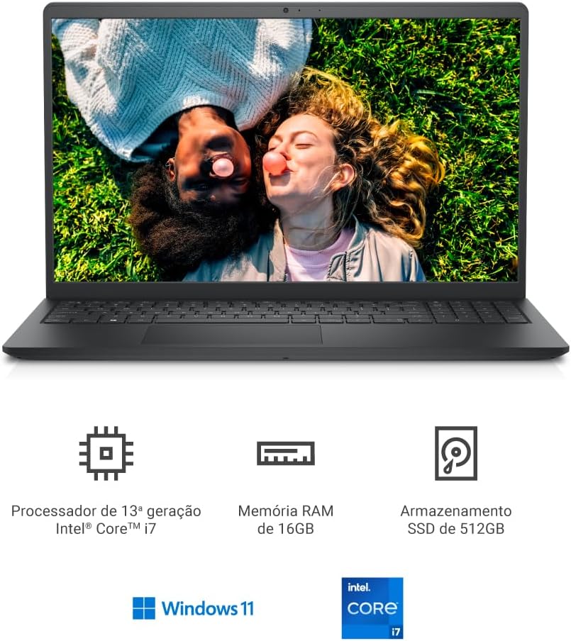Dell Inspiron 15.6" FHD Touchscreen Laptop | 2026 Edition | Latest 13th Gen Intel Core i7-1355U (Up to 5.0GHz) | 32GB RAM | 512GB PCIe SSD | HDMI | USB-C | Windows 11 | Business and Fun Ready