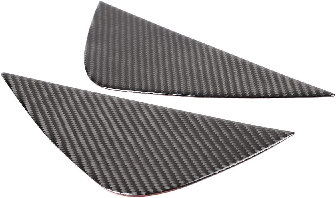 Fit for Ford Ranger 2015 2016 2017 2018 2019 2020 2021 Real Carbon Fiber Car Front Row Door Crash Buffer Panel Mat Decorative Sticker Protection Car Interior Accessories