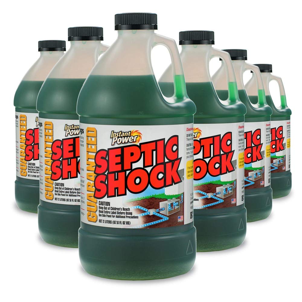 Buy Instant Power Septic Shock Septic Tank Treatment, Drain Cleaner Liquid Clog Remover for
