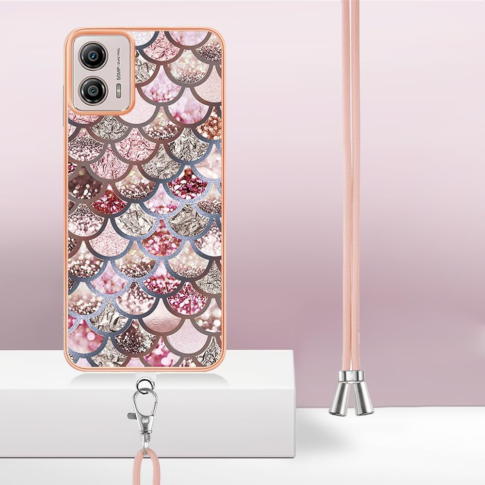 SNCLET Pour Motorola Moto G13 Coque Transparent Housse TPU