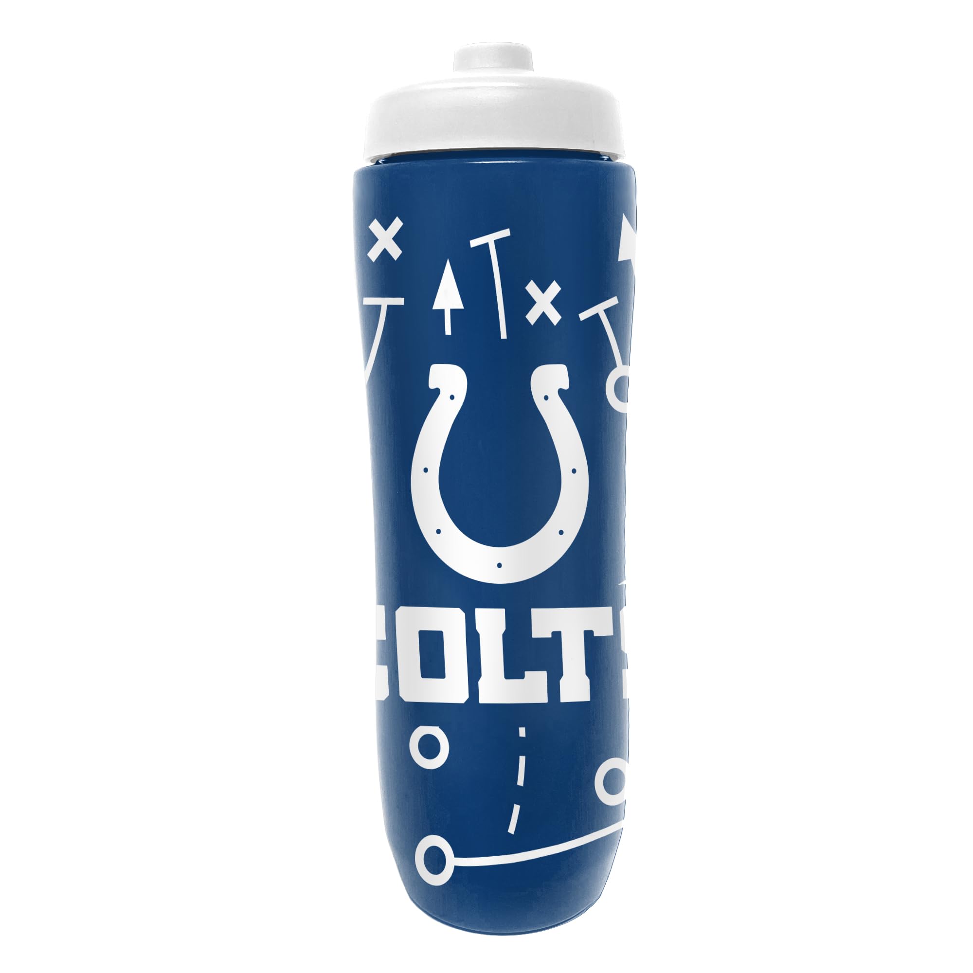 Party Animal NFL Football Squeeze Bottle, 32 oz, Indianapolis Colts