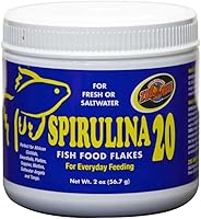 Vista 1 de Zoo Med Spirulina 20 Flake Fish Food, 2 onzas