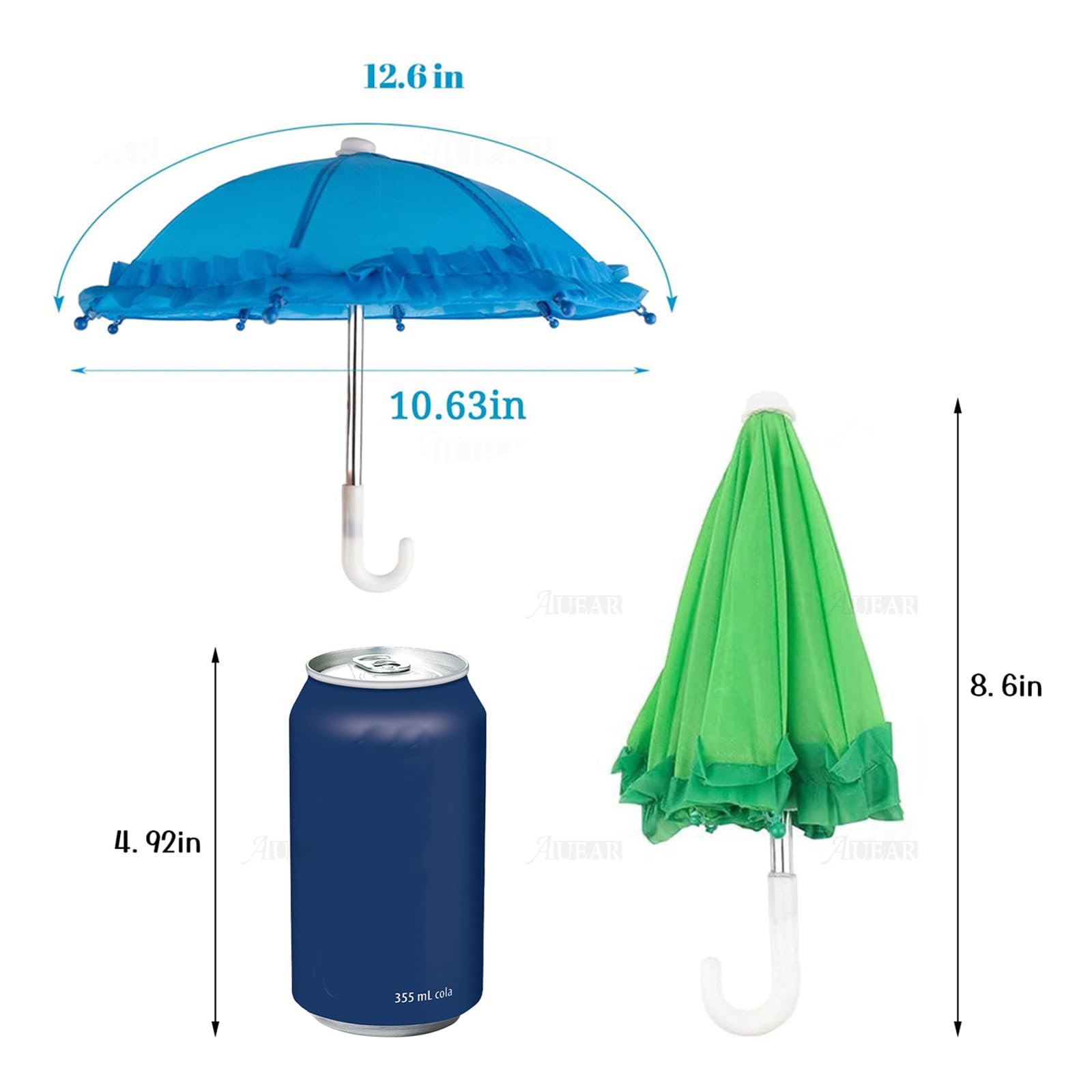 AUEAR B081K8W1V8 Pack Cute Mini Umbrella Bright Varied