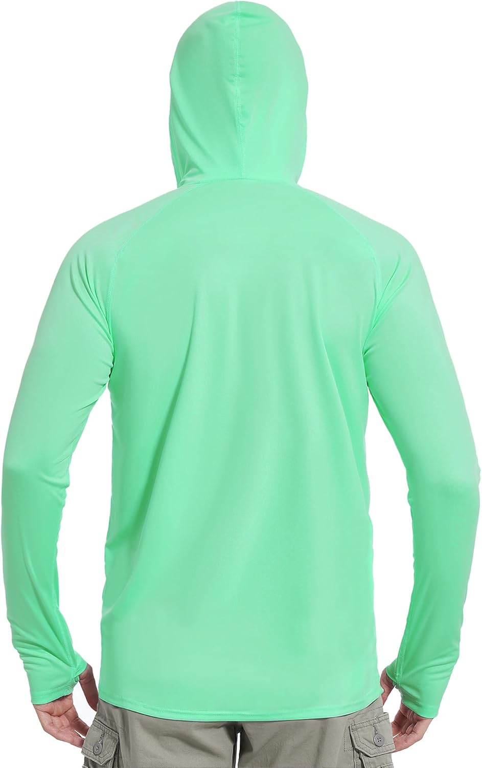 isnowood Sun Shirt UPF 50+ Men's Fishing Long Sleeve UV Protection Hoodie Hiking Rash Guard Swimming Running - Image 3
