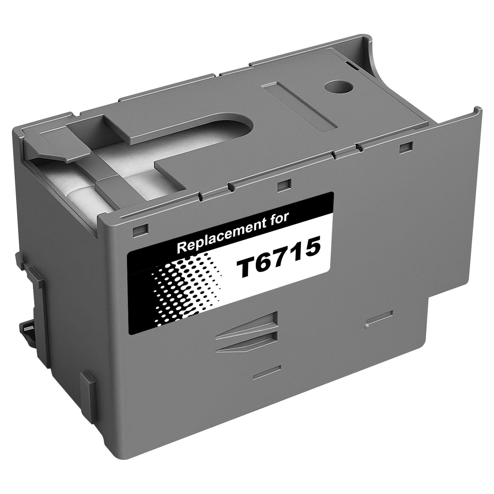 Yowell T6715 Scatola di manutenzione degli inchiostri compatibile con Epson T6715 T6716 per Epson Workforce Pro WF-3820DWF WF-3825DWF WF-4820DWF WF-4825DWF WF-4830DTWF WF-4720DWF WF-4725DWF WF