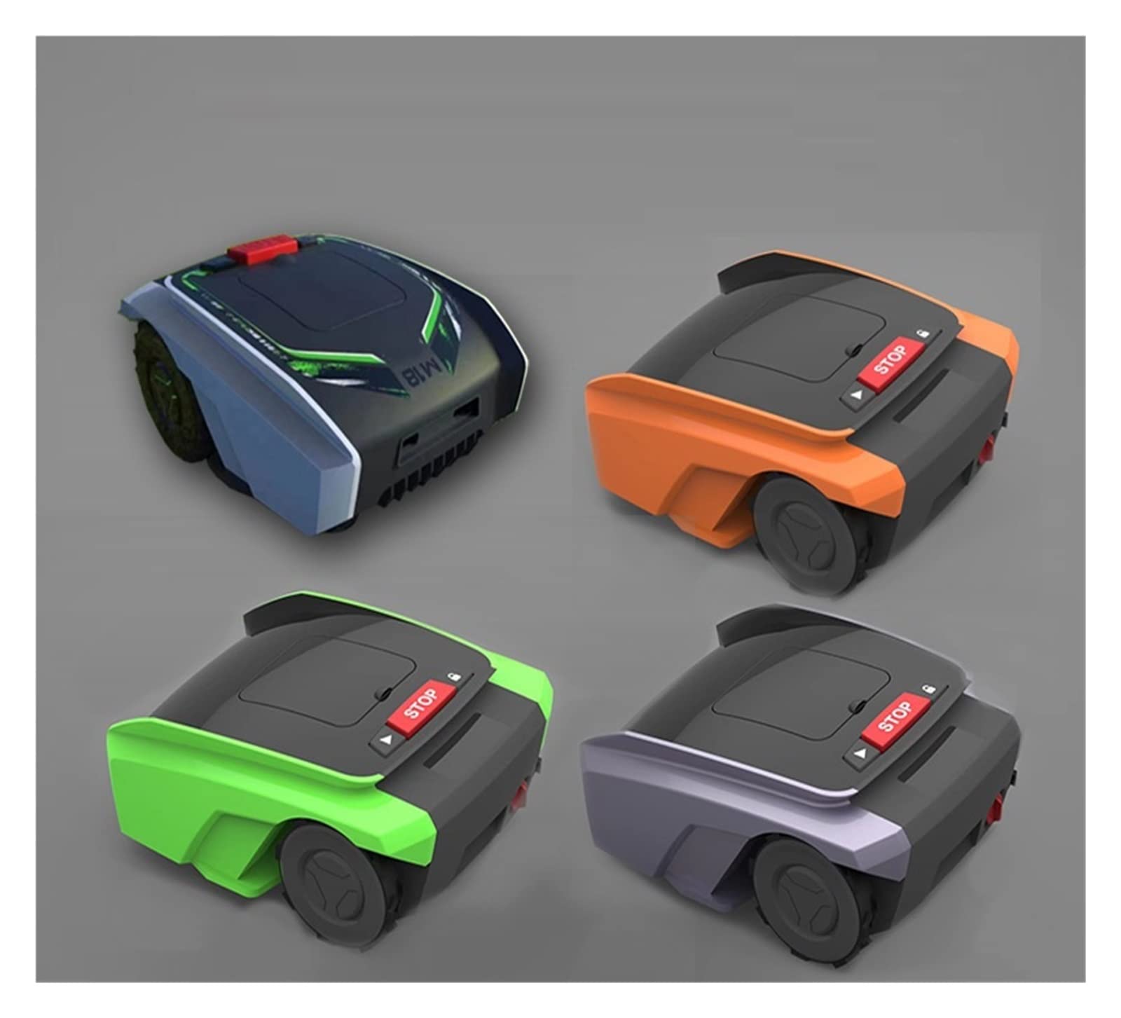 Cortacésped Inteligente Completamente automático poda eficiente teléfono móvil planificación Camino Patio cortacésped Robot de césped,Mantenimiento eficiente del jardín