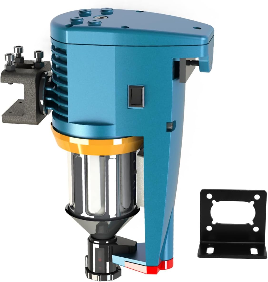 Gadpiparty Motor Mounting Bracket L-Shaped Motor Stand with Fixed Base for Electric Tools