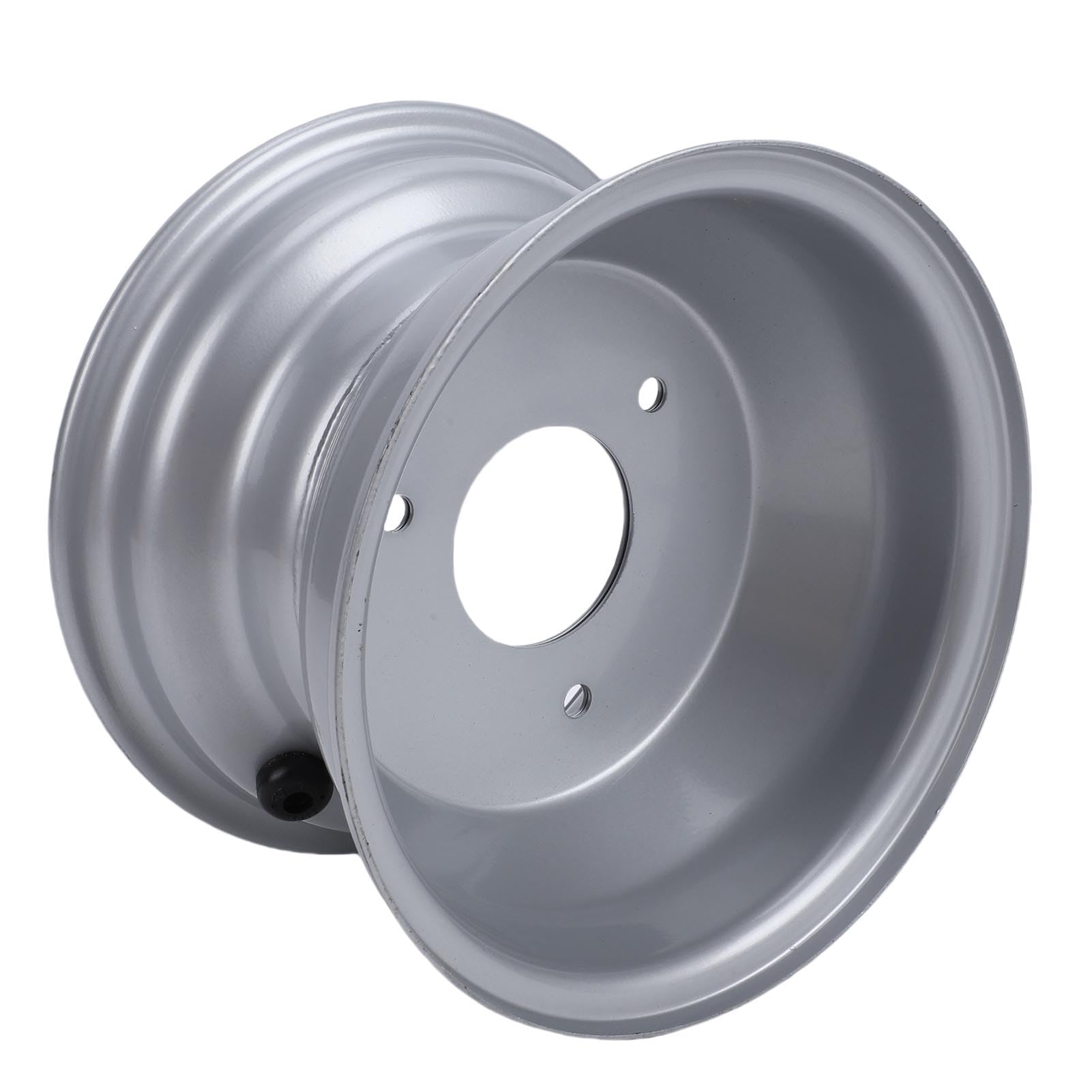 Ausla Llantas de Acero de 16x8-7 para ATV, Buje de Rueda de 7 Pulgadas con 3 Agujeros para Tornillos para Kazuma Quad ATV Go Kart UTV, Neumáticos Todoterreno de 125ml y 150ml. (SILVER)