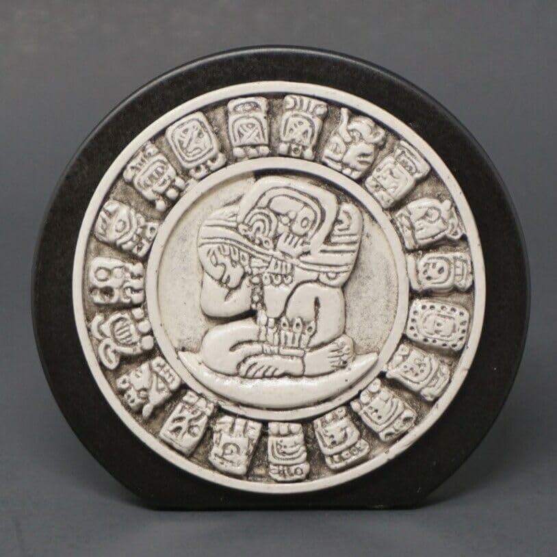 Carrier of Time Mayan Calendar Decorative Sculpture