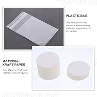 Vista 8 de TEHAUX Tarjetas de soporte de papel para pendientes, 100 unidades, tarjetas de pendientes de papel, almacenamiento de joyas de bricolaje