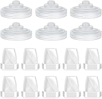 Durceler Momcozy M5 Replacement Parts: 10 Duckbill Valves & 6 Silicone Diaphragms for Wearable Breast Pumps - Leak-Proof, BPA-Free
