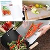 Flexible Plastic Kitchen Cutting Board Mats 12 Inch x 15 Inch 4pack