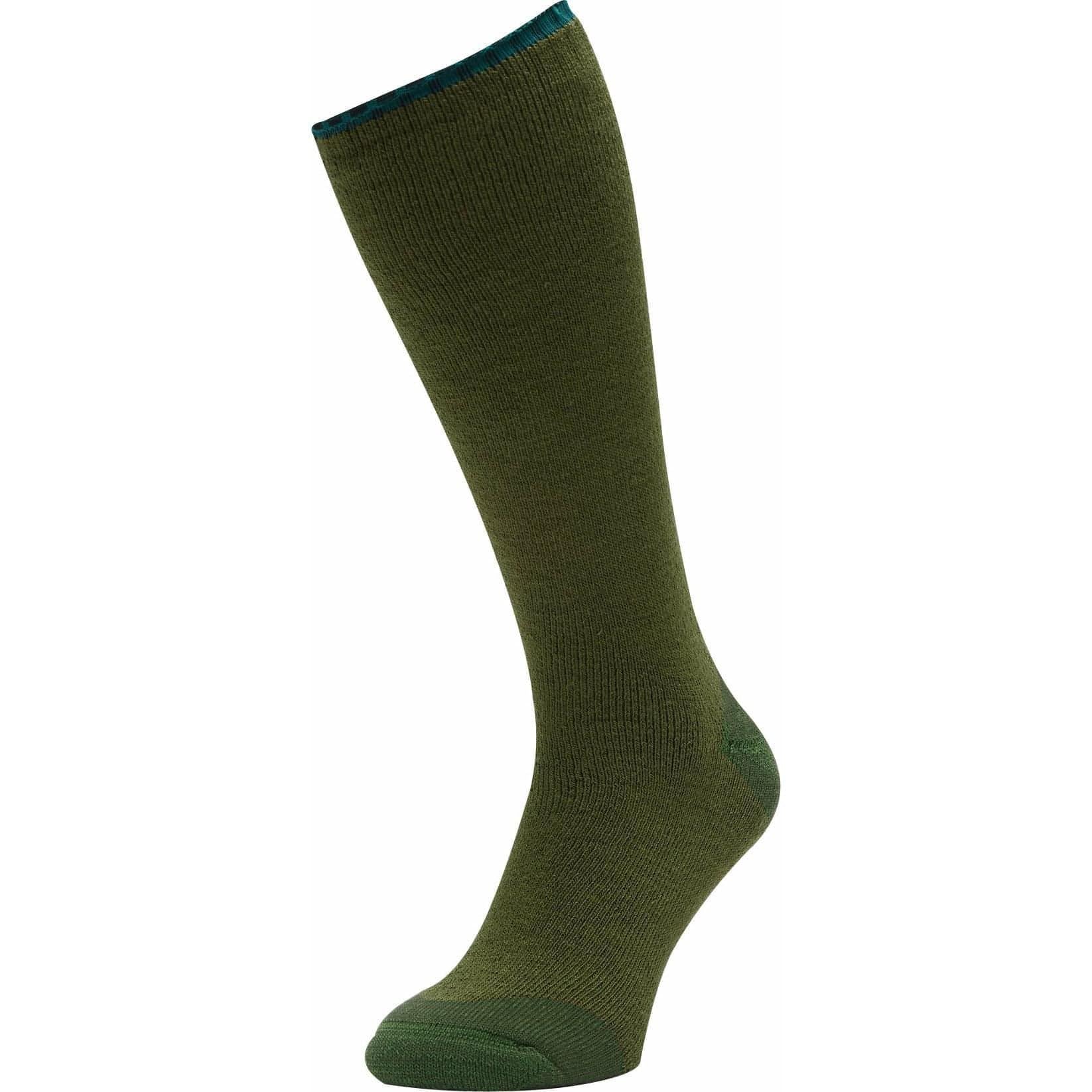 More Mile Men's Green Wellington Socks - 8.5-10.5