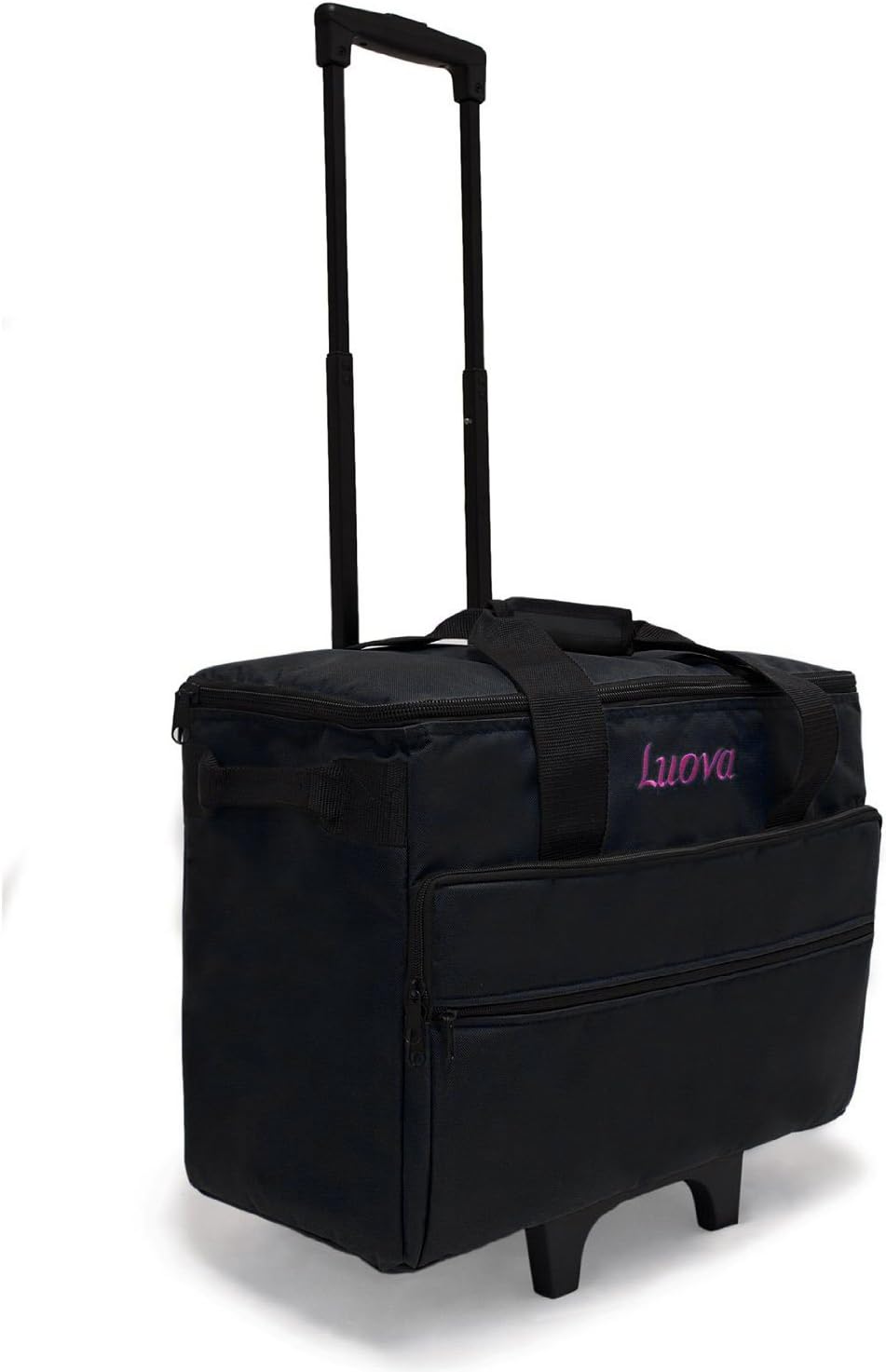 Luova 19" Rolling Sewing Machine Trolley in Black