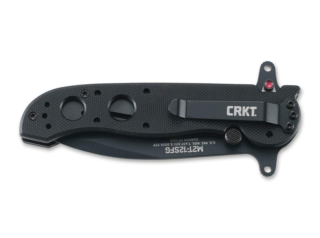 CRKT Unisex – nóż kieszonkowy M21-12SFG dla dorosłych, czarny, 19 cm