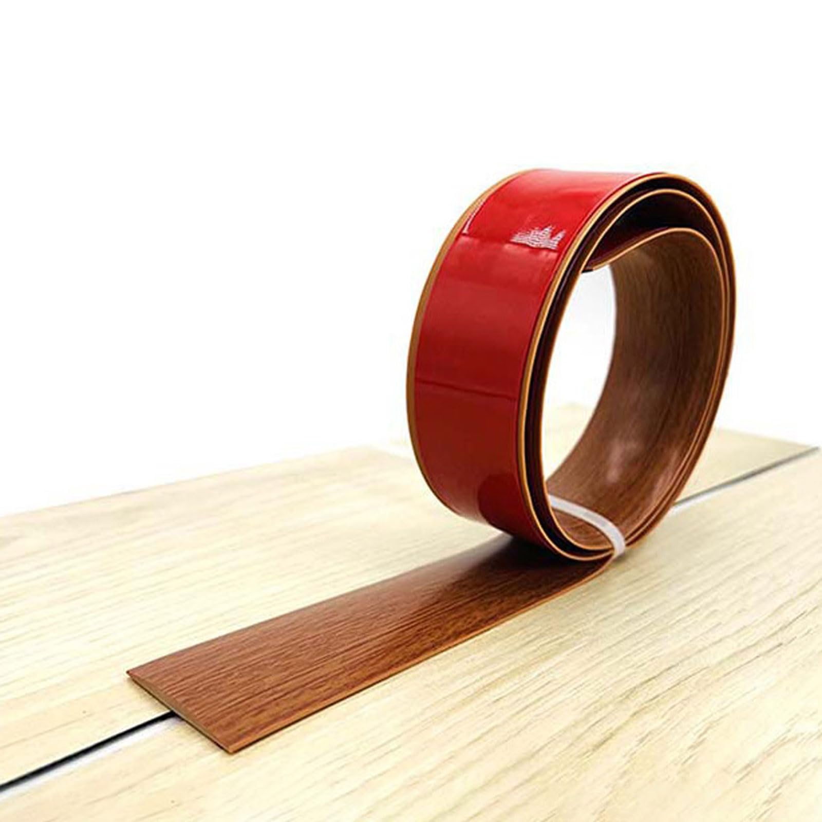 Afqboeqxy Thai Teak Wood Pvc Floor Transition Strip Self Adhesive Self Adhesive Floor Strip, 3.3Ft, Multicolor, Multiple Sizes, Tile Wood Laminate Gaps(,4Cm1.57inch)