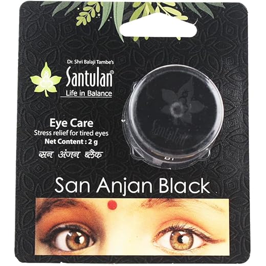 Santulan Anjan Black 2GM Eye Care / Golden Sukanthi Pills 1g