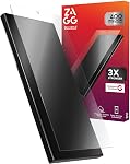 ZAGG Glass+ Samsung Galaxy S26+ Protecteur d'écran - Impact & Protection contre les éraflures, 3x Verre trempé plus fort, Détecteur d'empreintes digitales compatible, Résistant aux rayures, InvisibleShield, Installation facile