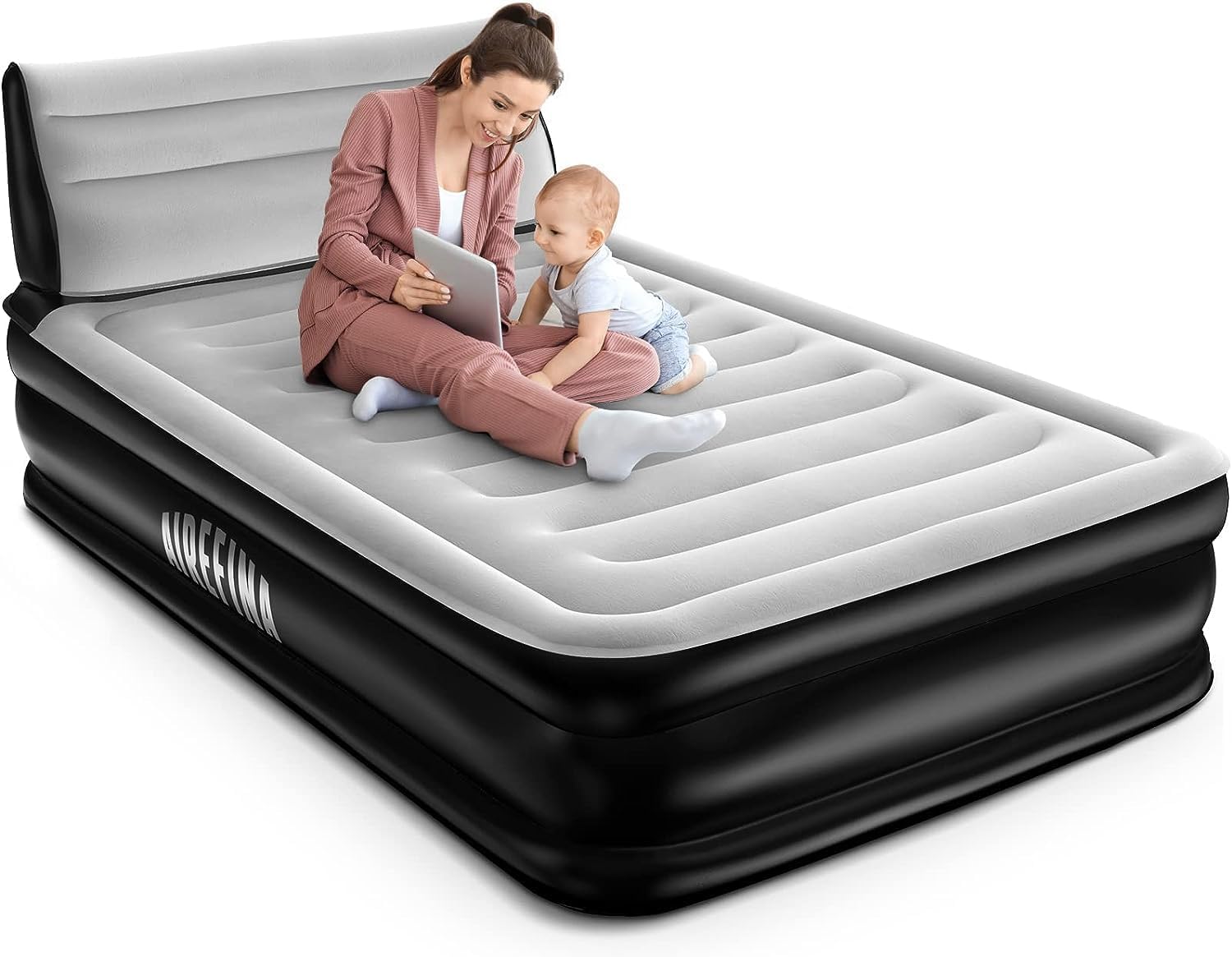YAWN AIR Inflatable Sofa Bed with Electric Pump Converts into a