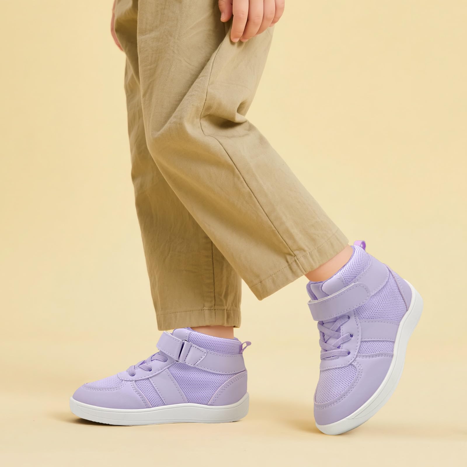 Barefoot Buty dla dzieci, dziewczynek, minimalistyczne, wysokie, szerokie trampki, buty do biegania, oddychające, antypoślizgowe