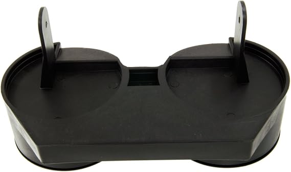 Center Console Dual Cup Holder and Change Tray Compatible with C3 Corvette 1968-1982: Matte Black, Holds 12oz Cans, Bottles, or Large Coffee Cups