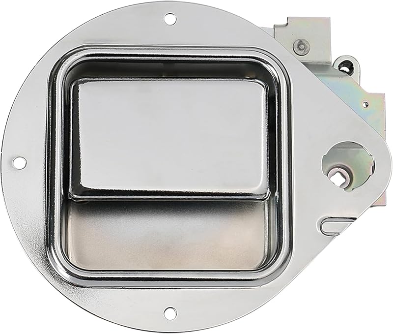 Exterior Door Handle Passenger Side Compatible with Peterbilt 330 1995-2010/357 1983-2002/362 1983-1996/375 1987-1996/377 1987-2000/378 1987-1988/379 2002-2007 RH Chrome 1 PCS