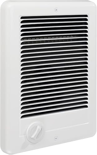 CSC151TW - Calentador de pared eléctrico con termostato, 120 voltios y 1500 vatios, ventilador centrífugo de alta eficiencia para calefacción rápida