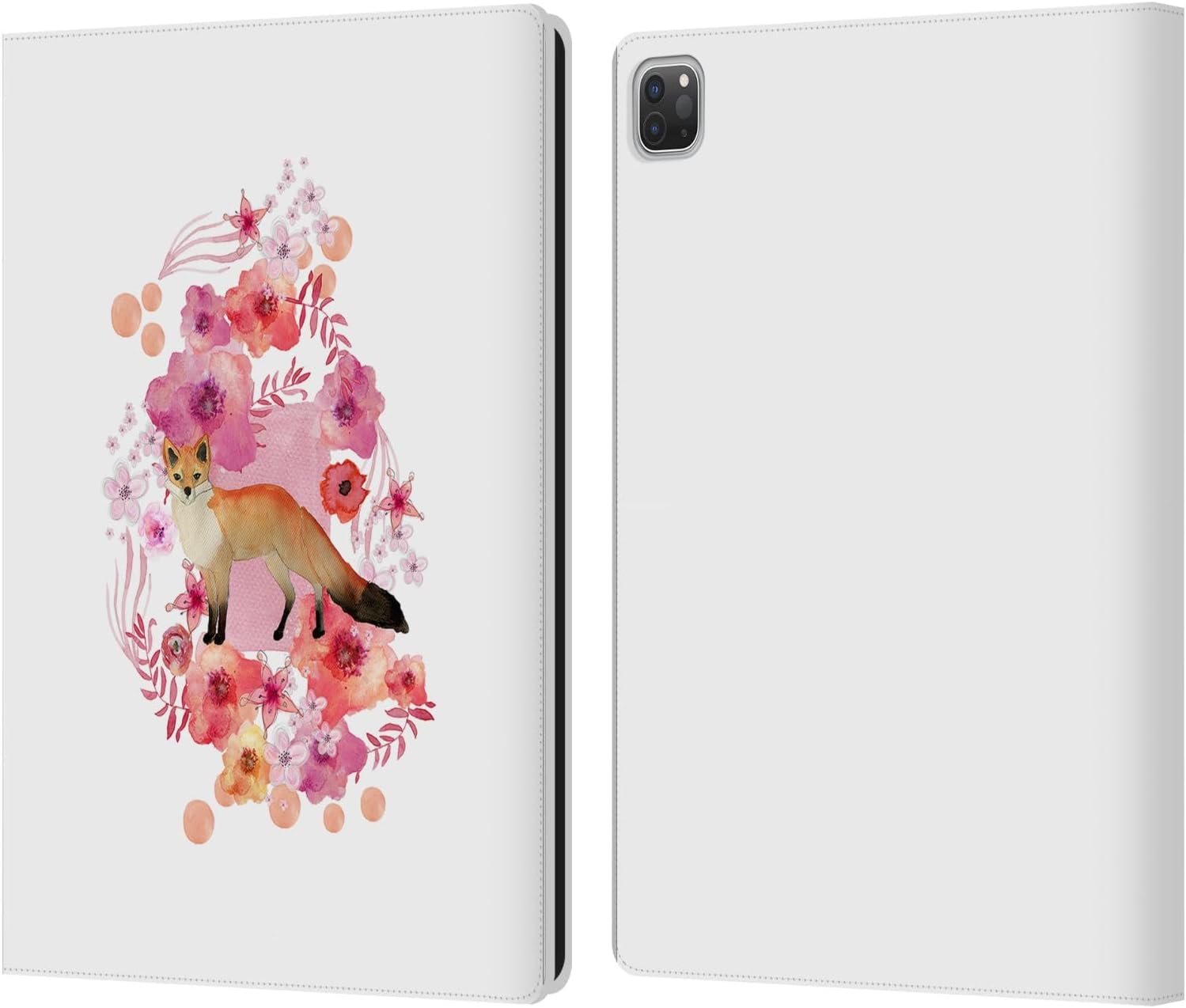 Head Case Designs Officially Licensed Monika Strigel with Zebra Animals and Flowers Leather Wallet Case Compatible with Apple iPad Air 2 (2014)