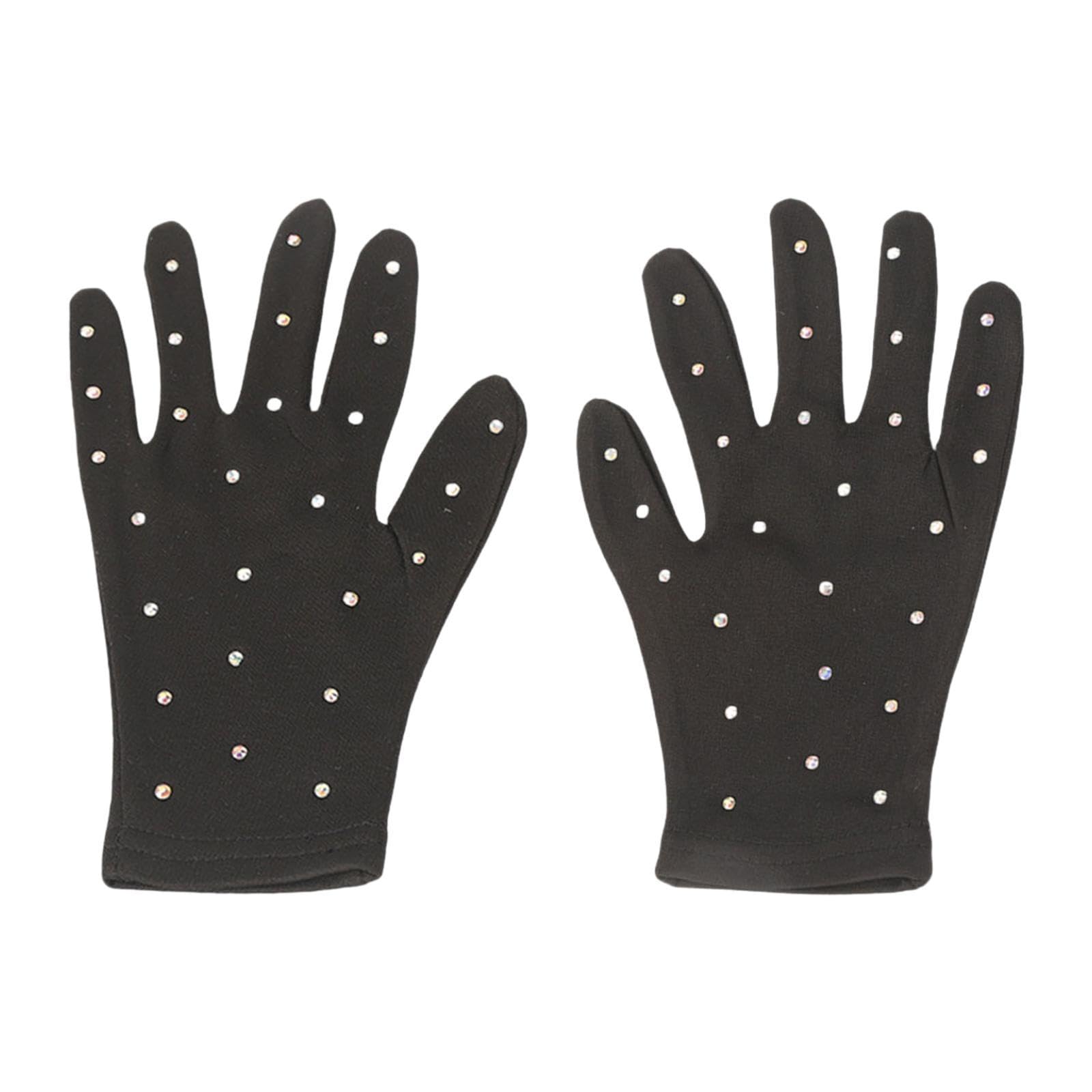 F Fityle Guanti da competizione per pattinaggio artistico Guanti da pattinaggio artistico su ghiaccio Comodi, portatili, alla moda, versatili, invernali, per