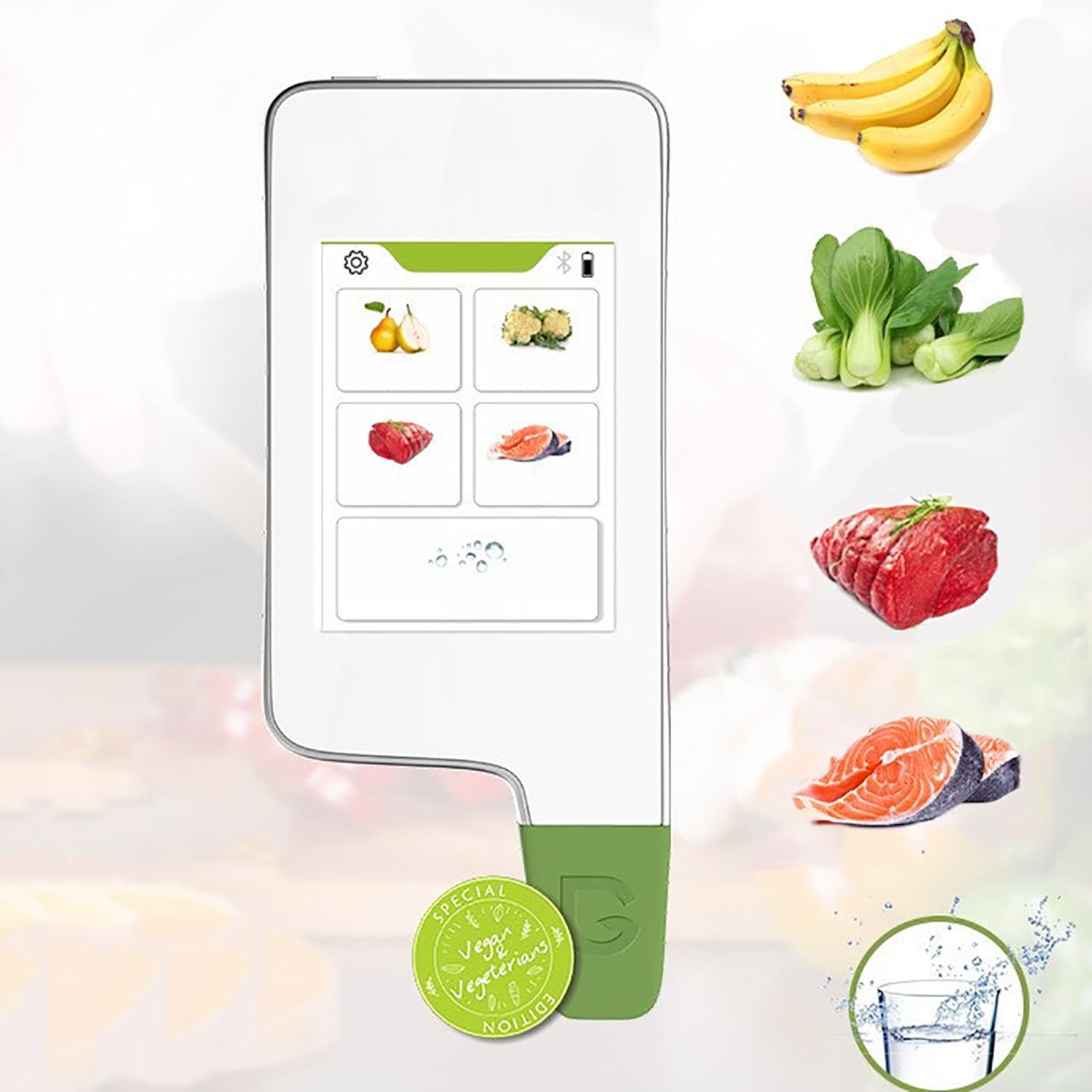 COYEUX Testeur de nitrates TDS pour l'eau, Plage de Mesure des nitrates : 0-9999 MG/kg, Lecture instantanée, numérique, pour Fruits, légumes, Viande, Poisson et Eau.