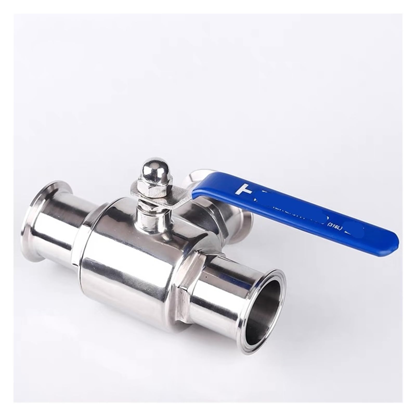 1PCS 2" 51mm 304 Edelstahl Sanitär-T-Stück T-Anschluss L-Anschluss Kugelhahn Gabelbrücke Ferrule-Typ (Size : L Port)