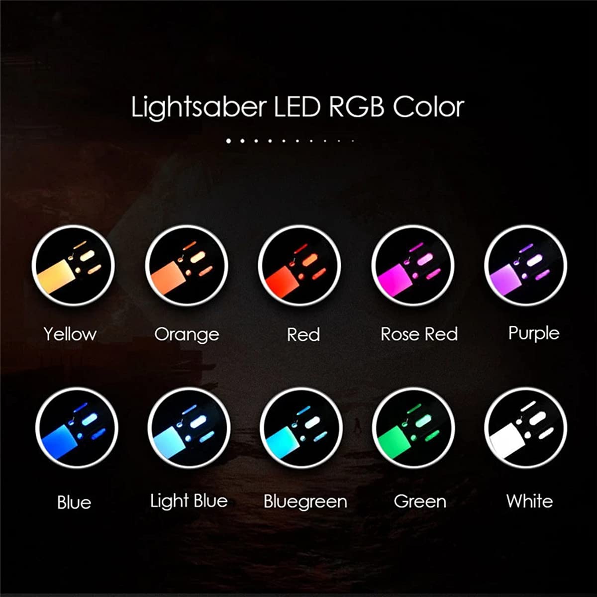 Miecz świetlny pojedynków dla dorosłych, zmienny miecz świetlny w 11 kolorach RGB z metalowym uchwytem dla dzieci i dorosłych, rekwizyty sceniczne Cosplay, ładowanie USB,Red