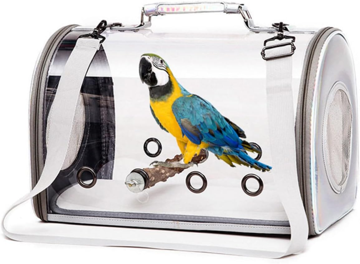 DECHOUS Parrot Carrier Bag Breathable Outdoor PET Birds Container Travel Carry Pouch for Parrots Compatible Bird Species