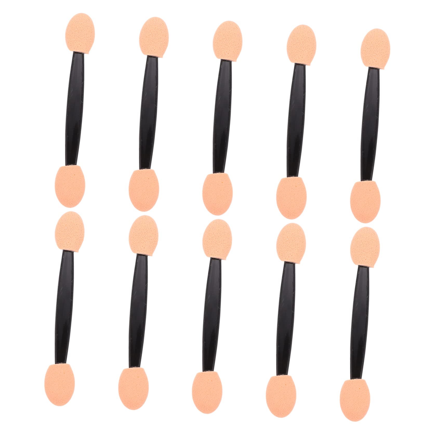 HAPINARY 100pcs Dual-sided Eyeshadow Makeup Tool Eye Brush for Eye Shadow Eyebrow Drawing Face Glitter Applicator Lightweight Easy to Use for Halloween Thanksgiving Christmas Events