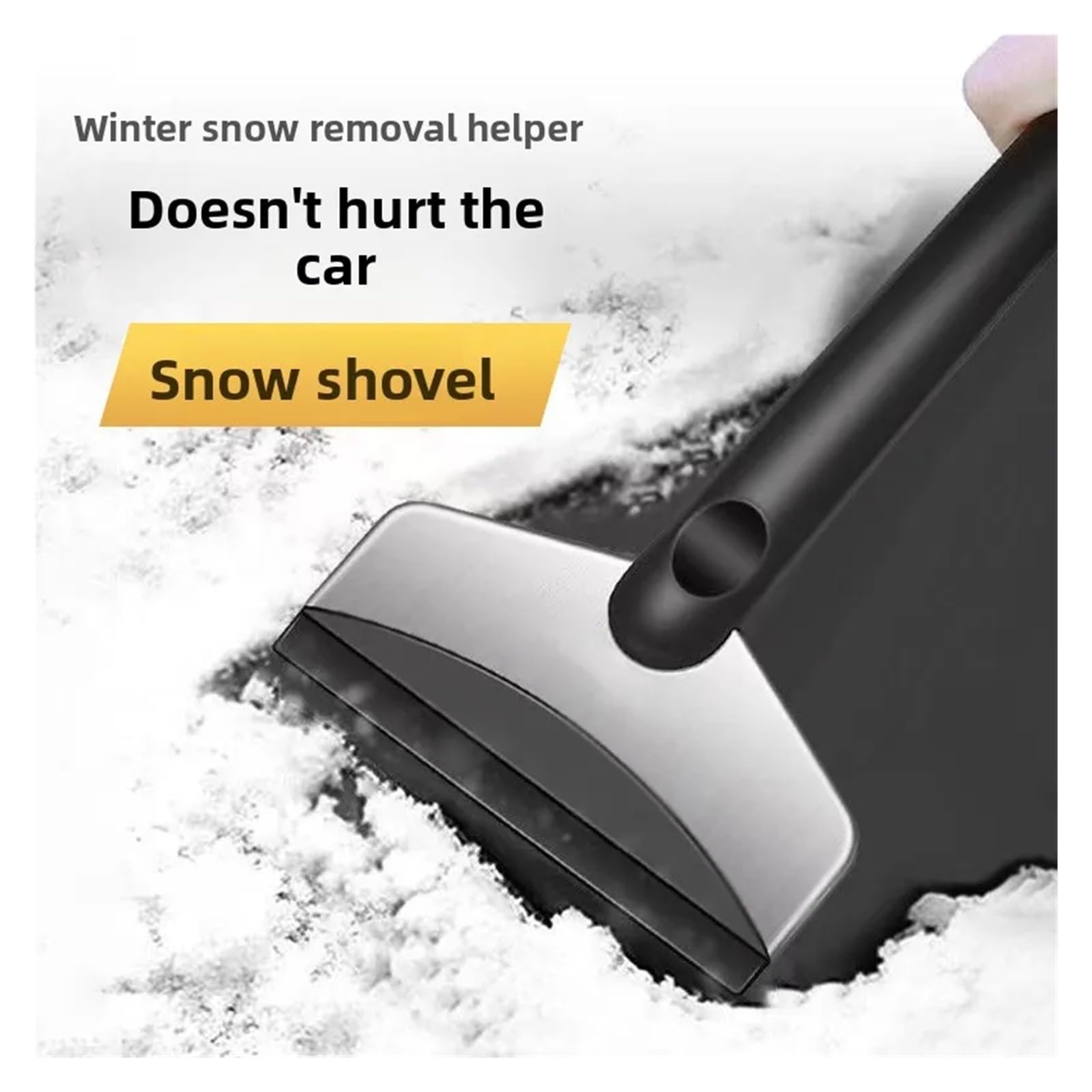Eiskratzer Auto Auto-Schneeschaufel for Windschutzscheibe, Fensterglas, Schneeräumung, Eiskratzer, Schaufel, Reinigungswerkzeug for die Entfernung Aller Autozubehörteile