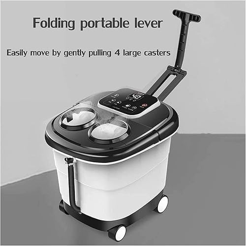 Miniatura 3 de Masajeador de pies para spa, rodillos de masaje motorizados, bañera de pies con tiempo y temperatura ajustables, spa de pedicura de gran tamaño