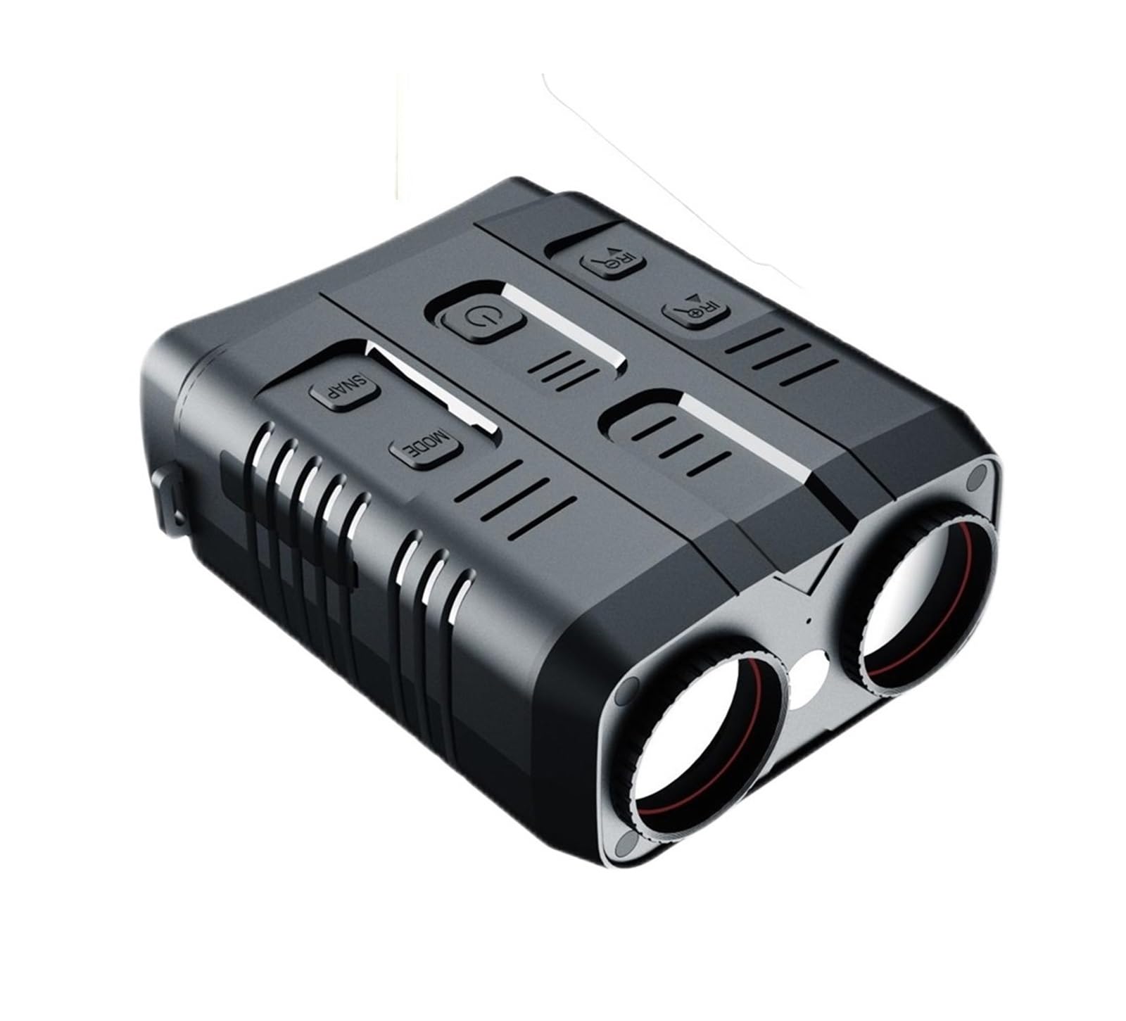 Visore Notturno, Ponbos NV009 4K UHD 800M a infrarossi Visione Notturna binoculare 42MP Zoom 10X telescopio Digitale Ricaricabile for Caccia Campeggio(with 64G TF Card)