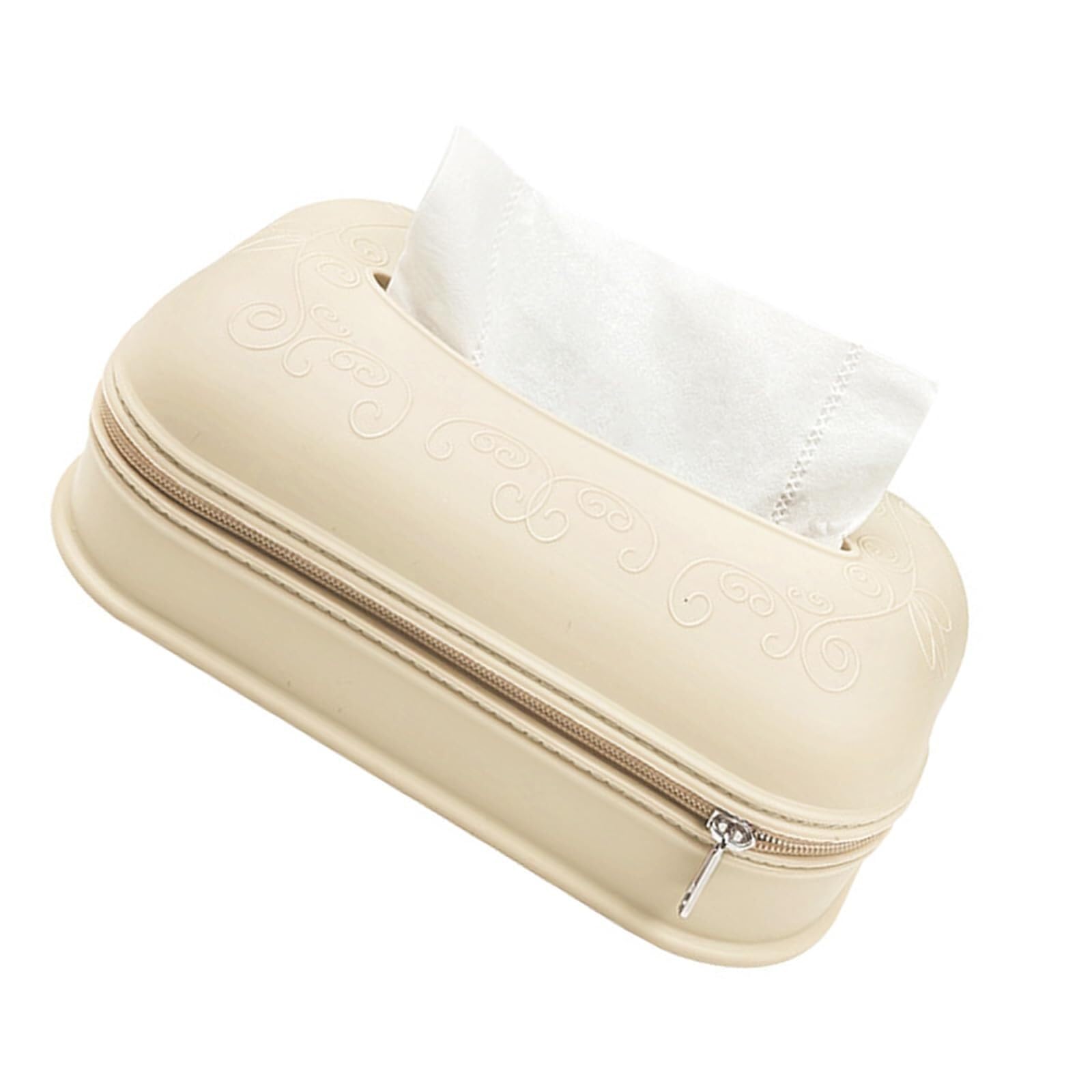 Porte-boîtes de mouchoirs silicone jaune élastique décoration amusante salle de bain