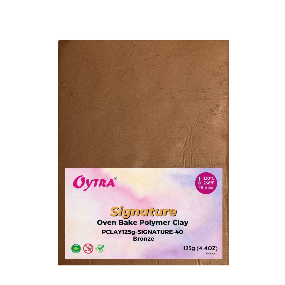 Oytra Polymer Clay Signature 115 Gram Oven Bake Clay (40 Bronze)