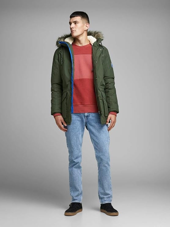 Jack \u0026 Jones Jorexplore Parka Jacket STS Hombre: Amazon.es: Ropa