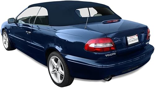 Miniatura 7 de Sierra Auto Tops Convertible Top Reemplazo para Volvo C70 Cabriolet 1998-2006, TwillFast II Canvas, Beige Beige,Negro