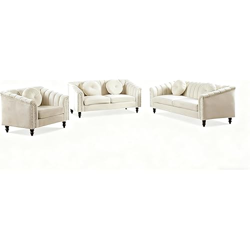Apartment Sofa with Chaise: Small Sectional Couch, Washable Cover & Easy Move Design
