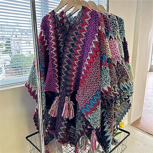 Cardigan devant franges ouvertes style ethnique, le confort thermique modulable