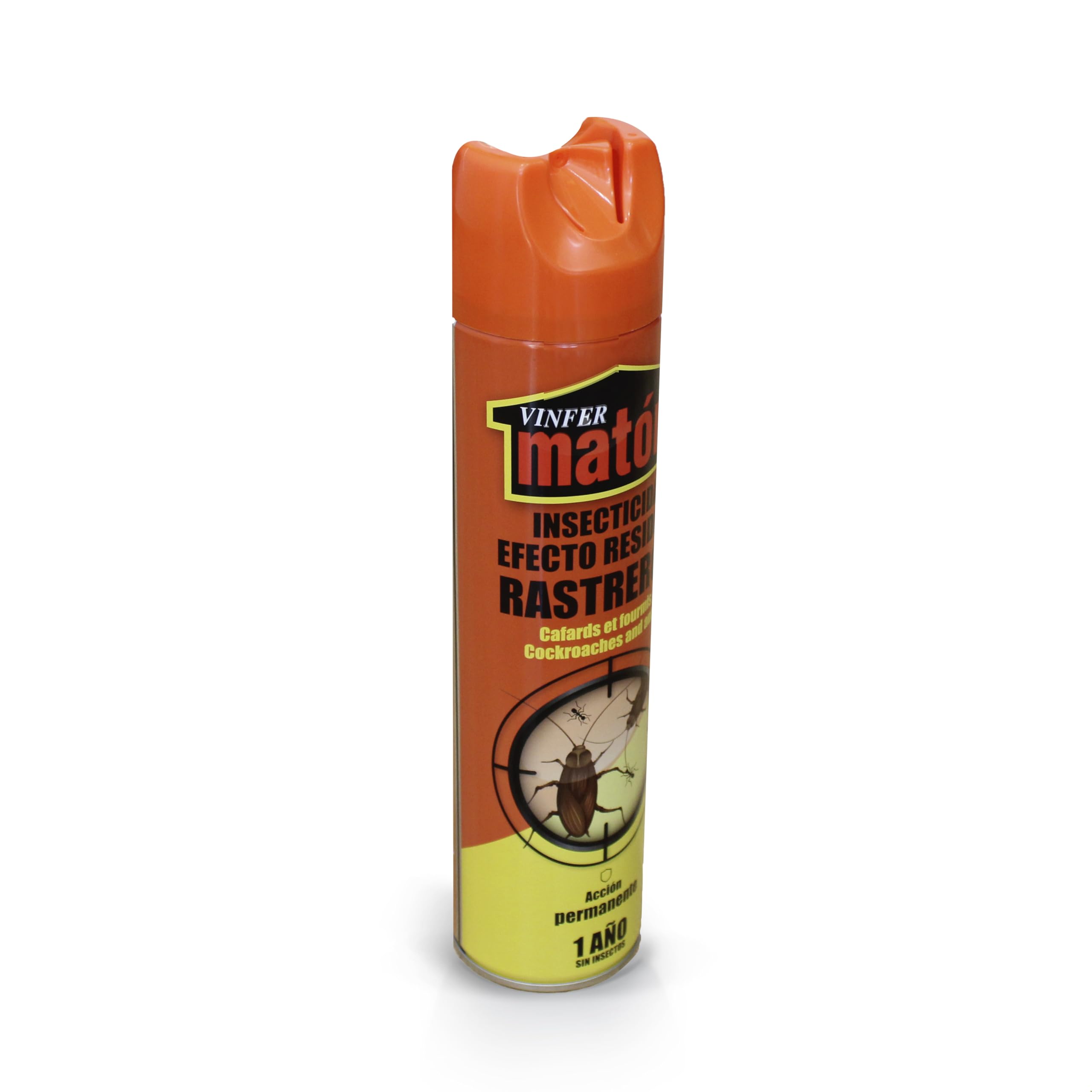 VINFERMATON – Insecticida Cucarachas y Hormigas Residual 400 ml | Spray Efecto Duradero para Interior y Exterior | Profesional Doméstico | 100 % MADE IN SPAIN