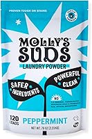 Vista 12 de Detergente Molly's Suds para ropa original en polvo, detergente natural para ropa para pieles sensibles, ingredientes derivados de la tierra, lucha