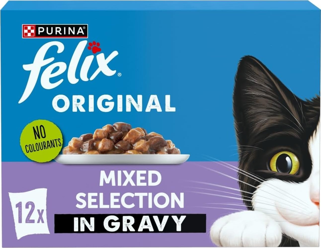 Felix Original Mixed Selection in Gravy Wet Cat Food 12x85g — image 1