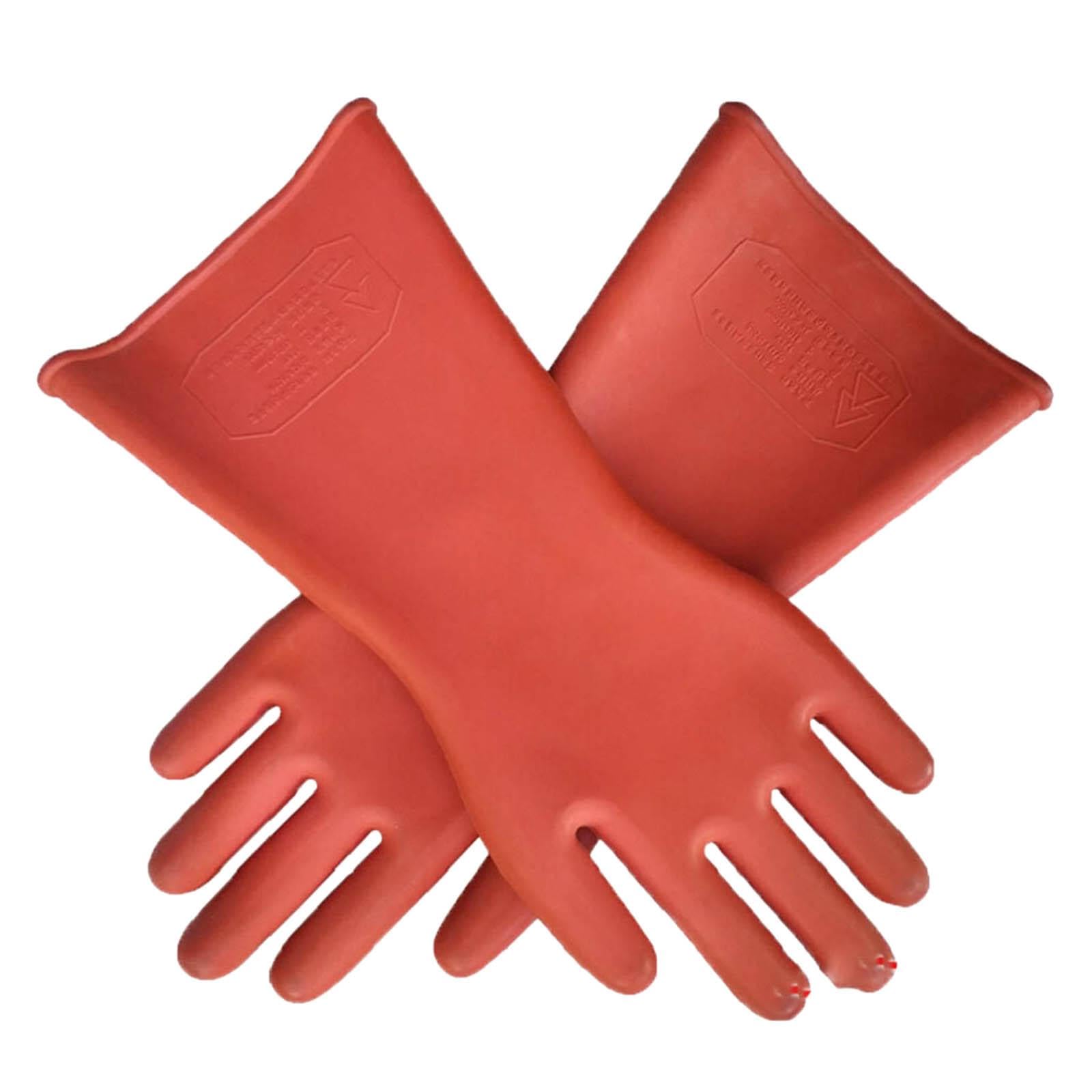 F Fityle 1 par de guantes aislantes premium, guantes de trabajo para electricistas, equipo de protección, 5kv