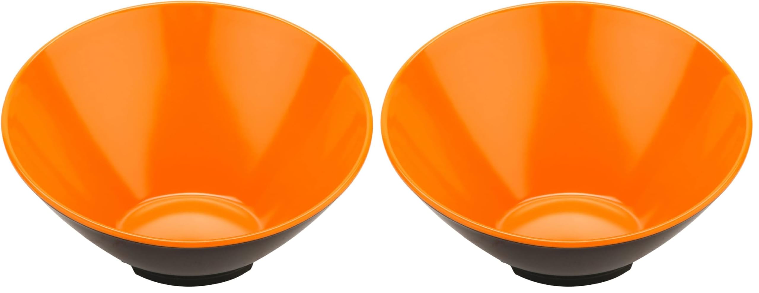 GET Orange / Black / 24 Fluid Ounce (Pack of 2) / Classic Serving Bowls