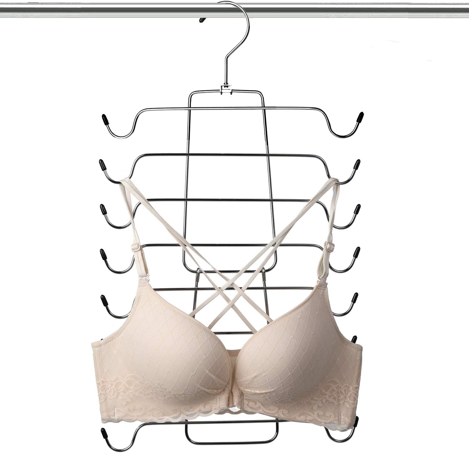 Magicool Cami Hanger Space Saving Hangers Closet Organizer for Tank Top, Cami, Bra, Pajamas, Strappy Dress,Bathing Suit